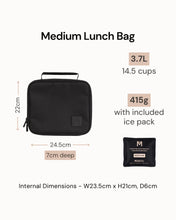Load image into Gallery viewer, Medium Insulated Lunch Bag | Construction