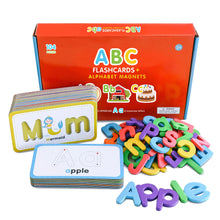 Load image into Gallery viewer, Flashcards and ABC Magnetic Letters