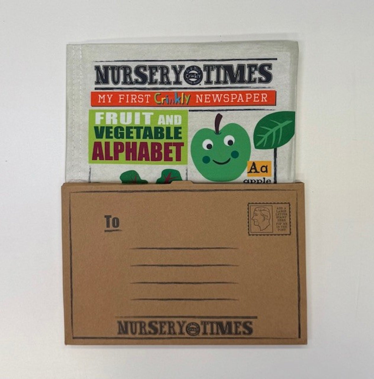 Fruit & Veg A-Z Crinkly Cloth Book