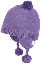 Load image into Gallery viewer, Organic Earmuff Snowy Pansy