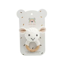 Load image into Gallery viewer, Crochet Ring Rattle | Lamb