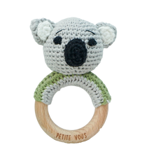 Load image into Gallery viewer, Crochet Ring Rattle | Ozzie Koala