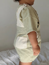 Load image into Gallery viewer, Short Overalls | Tallow SIZE 0-3M, 4YR, 5YR, 6YR and 7YR