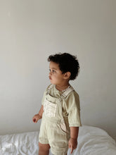 Load image into Gallery viewer, Short Overalls | Tallow SIZE 0-3M, 4YR, 5YR, 6YR and 7YR