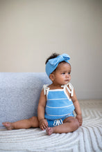 Load image into Gallery viewer, Tie Singlet | River Stripe SIZE 0-3M