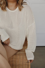 Load image into Gallery viewer, Cropped Pullover | Cream (Womens)
