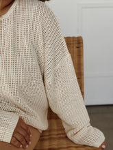 Load image into Gallery viewer, Cropped Pullover | Cream (Womens)