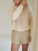 Load image into Gallery viewer, Cropped Pullover | Cream (Womens)