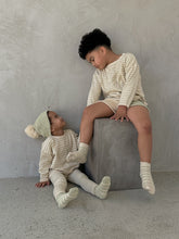 Load image into Gallery viewer, Long Sleeve Tee | Biscotti Stripe SIZE 6YR and 7YR