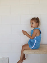 Load image into Gallery viewer, Short Overalls | River SIZE 6YR and 7YR