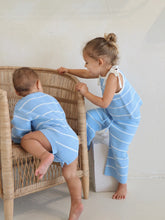 Load image into Gallery viewer, Tie Singlet | River Stripe SIZE 0-3M