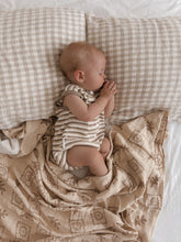 Load image into Gallery viewer, Summer Bubble Romper | Cappuccino SIZE 2YR