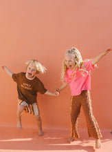 Load image into Gallery viewer, Twin Stripe Knit Pant | Brown & Orange