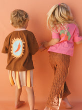 Load image into Gallery viewer, Twin Stripe Knit Pant | Brown & Orange