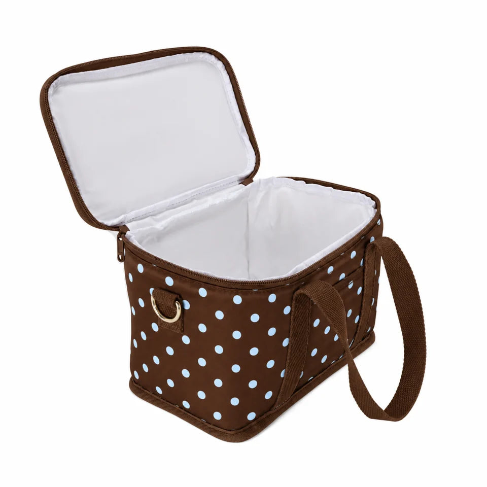 Polka Dot Everyday Cooler Bag + Ice Pack