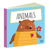 Load image into Gallery viewer, Animals Blocks & Book Set, 10 pieces