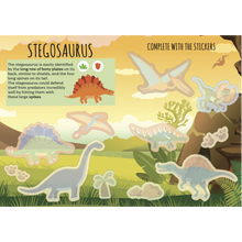 Load image into Gallery viewer, Dinosaur Sticker and Activity Book