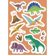 Load image into Gallery viewer, Dinosaur Sticker and Activity Book