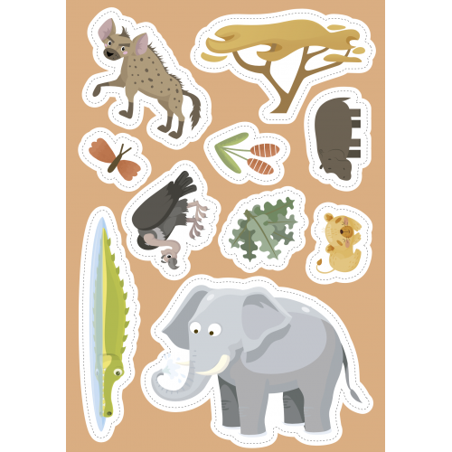 The Savannah Sticker and Activity Book