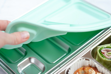 Load image into Gallery viewer, 5 Compartment Leakproof Stainless Steel Lunch Box | Mint Seal and Lids