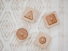 Load image into Gallery viewer, Single Shape Puzzle set of 4