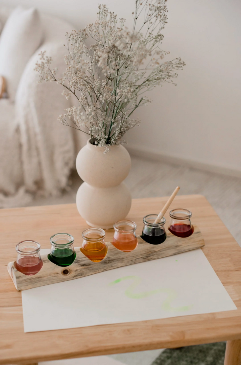 Wooden Paint Pot Holder Rosalyn + Rae