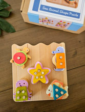 Load image into Gallery viewer, Sea Animal Shape Puzzle