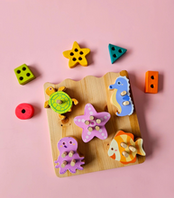Load image into Gallery viewer, Sea Animal Shape Puzzle