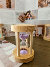 Load image into Gallery viewer, Wooden Sand Timers 4pc