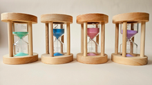 Load image into Gallery viewer, Wooden Sand Timers 4pc