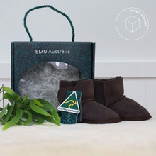 Load image into Gallery viewer, Platinum Baby Bootie | Chocolate