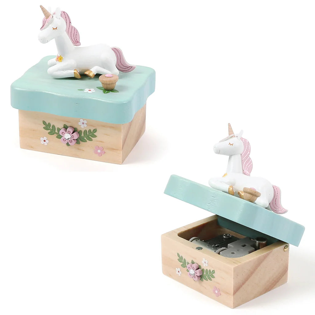 Sitting Unicorn | Mini Music Box