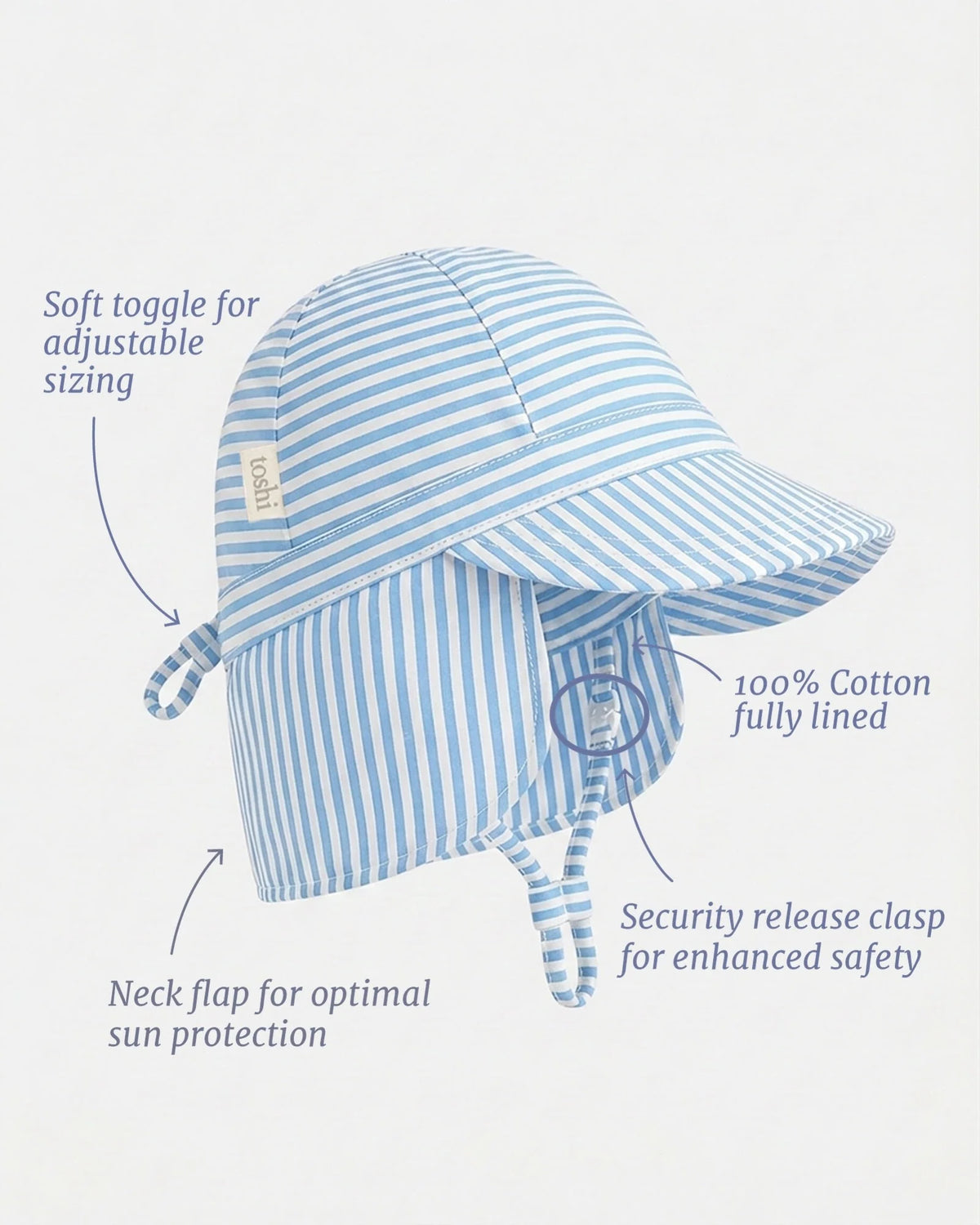 Flap Cap Mini Sea