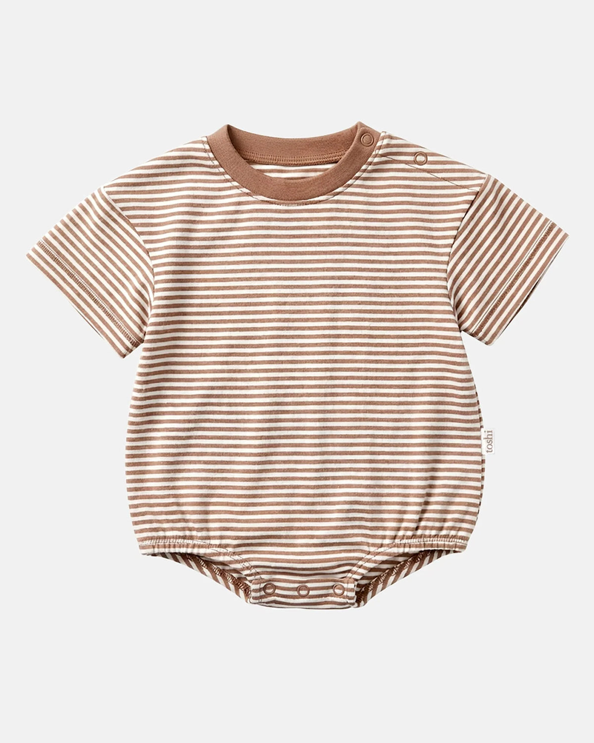 Onesie S/S Bubble Mini Mocha