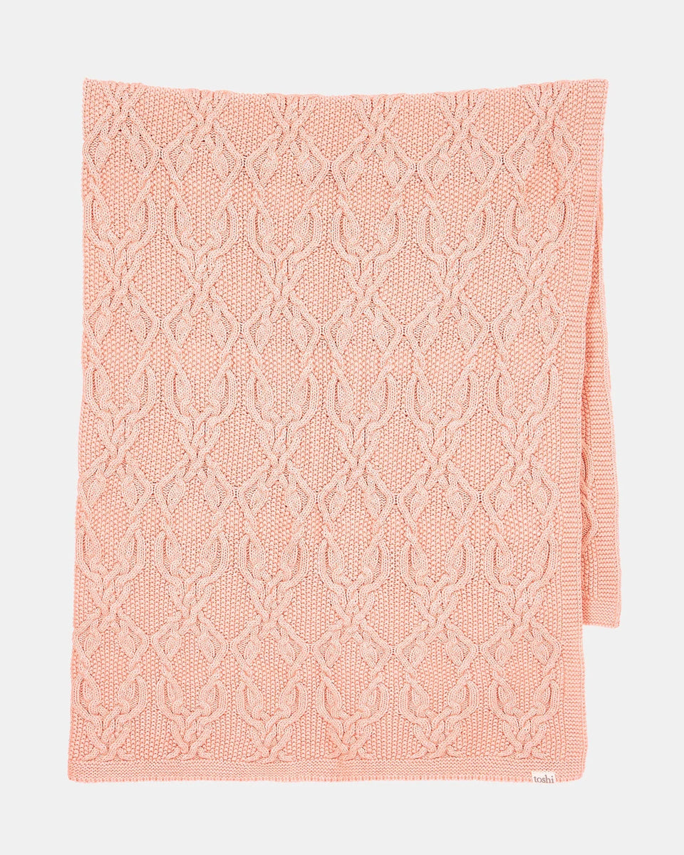 Toshi Organic Knit Blanket Bowie Matcha