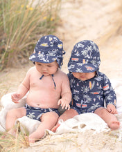 Load image into Gallery viewer, Swim Baby Flap Cap Classic | Surf Twighlight