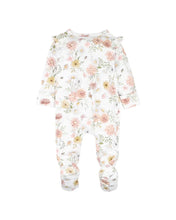 Load image into Gallery viewer, Lara Print LS Zip Onesie SIZE 1YR