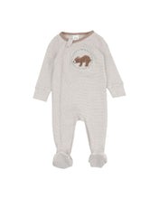 Load image into Gallery viewer, Matteo Stripe LS Zip Onesie SIZE 00000, 0 and 1YR