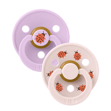 Load image into Gallery viewer, BIBS Pacifier Size 1 | 0-6M | Round Natural Rubber Teat