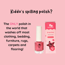 Load image into Gallery viewer, Bright Pink Scratch Off Kids Nail Polish