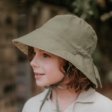 Load image into Gallery viewer, 'Explorer' Reversible Classic Bucket Hat | Mallee/Moss