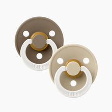 Load image into Gallery viewer, BIBS Pacifier Size 2 | 6-18M | Round Natural Rubber Teat