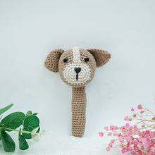 Load image into Gallery viewer, Crochet Hand Rattle | Parker Puppy