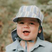 Load image into Gallery viewer, 'Lounger' Baby Reversible Flap Sun Hat | Spencer/Steele