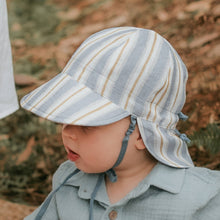 Load image into Gallery viewer, 'Lounger' Baby Reversible Flap Sun Hat | Spencer/Steele