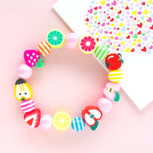 Load image into Gallery viewer, Rainbow Fruit Elastic Bracelet