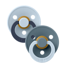 Load image into Gallery viewer, BIBS Pacifier Size 2 | 6-18M | Round Natural Rubber Teat