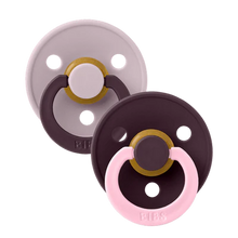 Load image into Gallery viewer, BIBS Pacifier Size 2 | 6-18M | Round Natural Rubber Teat