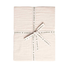 Load image into Gallery viewer, Eggshell Muslin Fitted Cot Sheet