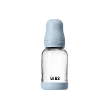 Load image into Gallery viewer, Glass Baby Bottle Complete Set Latex | Baby Blue 120ml
